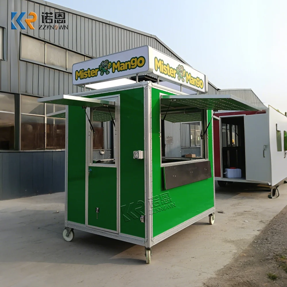 

Stainless Steel Coffee Truck Foodtrucks Catering Trailer Small Food Truck Burger Tacos Food Truck