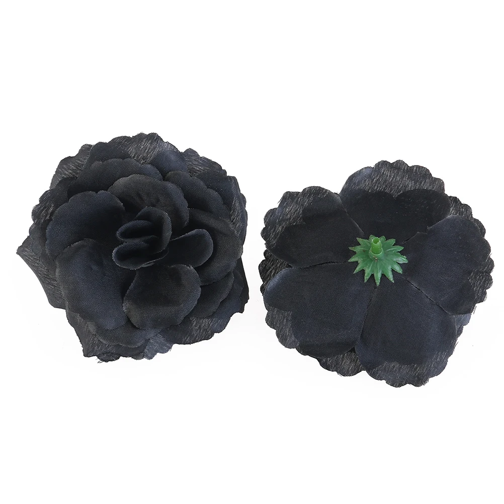 

30Pcs Simulated Black Roses Artificial Rose Flowers for Home Decoration Wedding Photography Background Props Artificial Flower