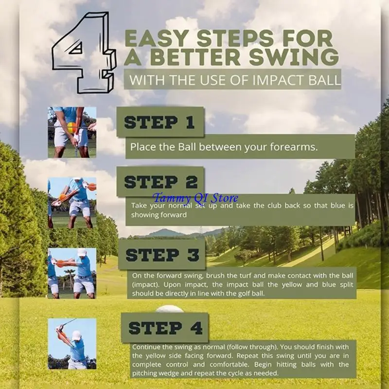 F1FD Golf Swing Practice Ball For Rhythm Enhancement Swing Mechanics Adjustment Indoor Outdoor Exercise Device