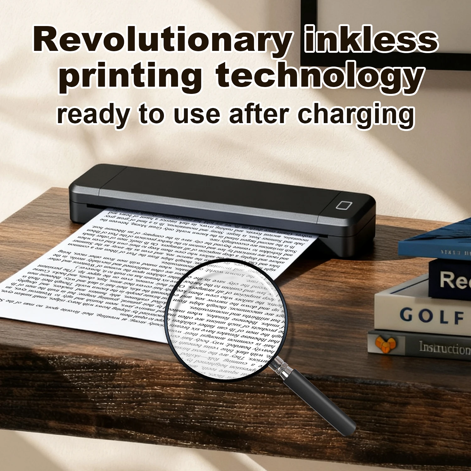 Marklife A4 Thermal Printer Portable Bluetooth Printer For PDF Photos Document Printing Machine For Office Work Home School X8
