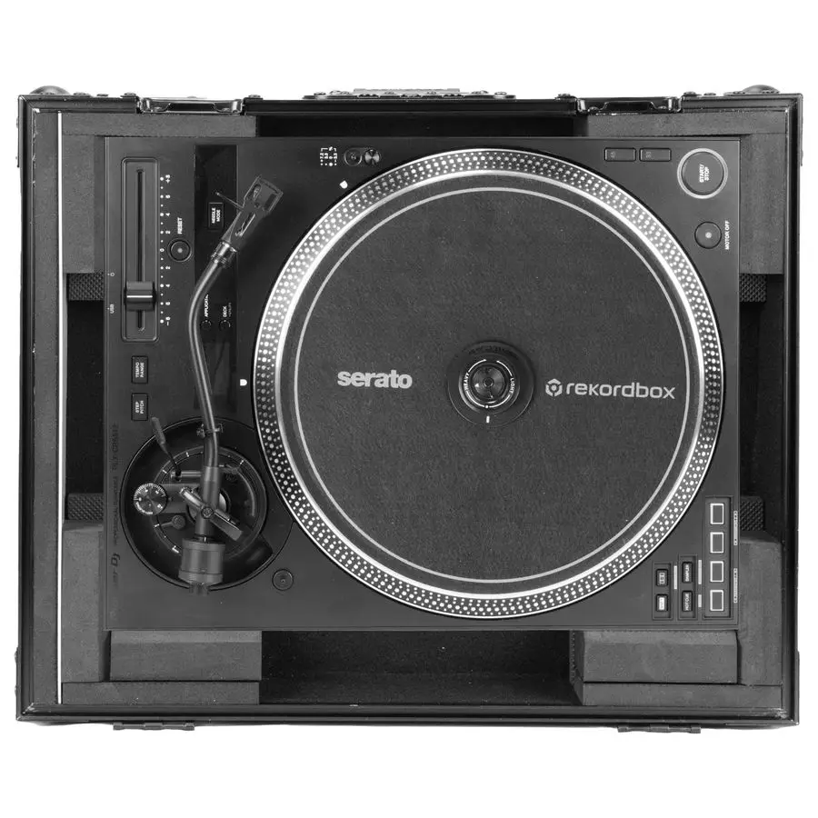 LED Black Label Pioneer DJ PLXCRSS12 Technics 1200 Turntable Flight FX Case - Image 5