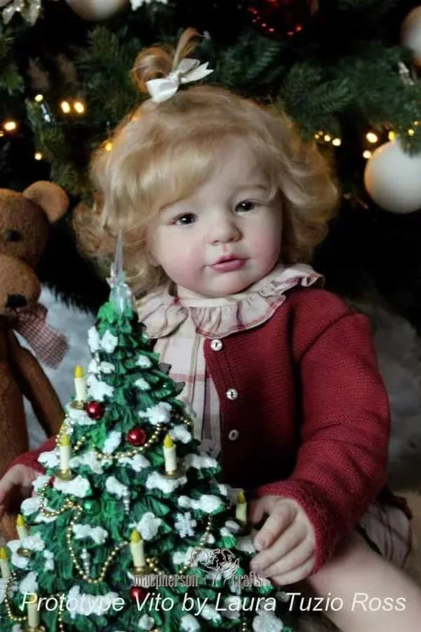 

DLS VITO WITH COA 30inch Standing Legs Vito By Laura Tuzio Ross Reborn Baby Doll Unpainted Kits Soft Touch