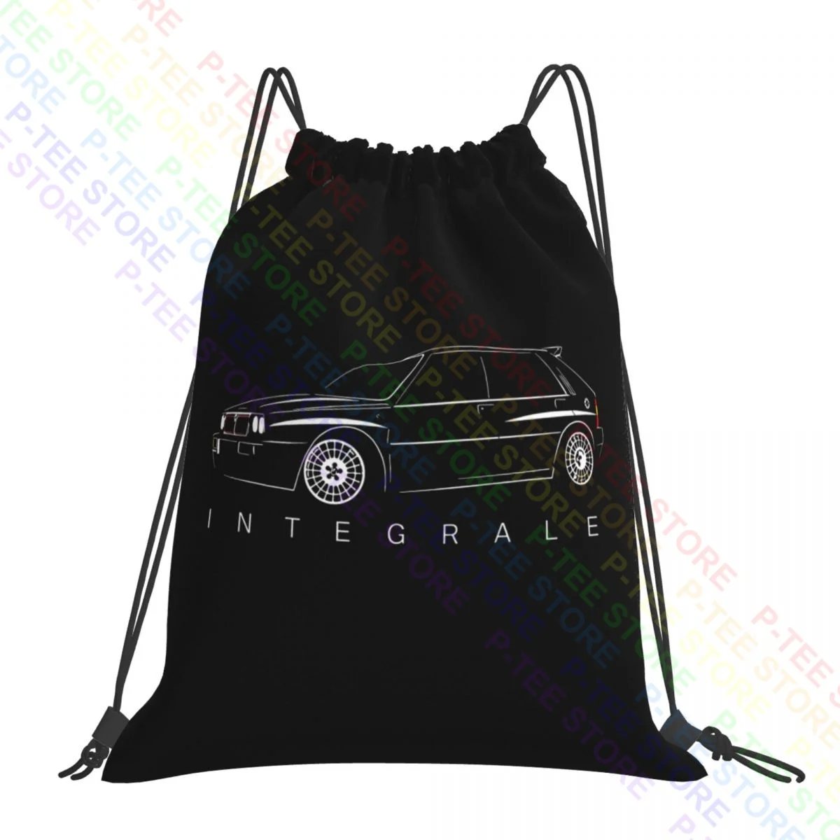 Lancia Delta Integrale Rally Turbo Drawstring Bags Gym Bag Vintage New Style Personalised School Sport Bag