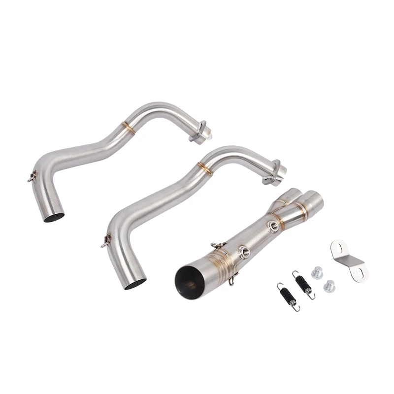 For YAMAHA MT07 FZ07 TRACER 7 GT XSR700 XSR 700 XTRIBUTE 2025 2026 Slip On Motorcycle Exhaust Muffler 51mm Front Mid Link Pipe