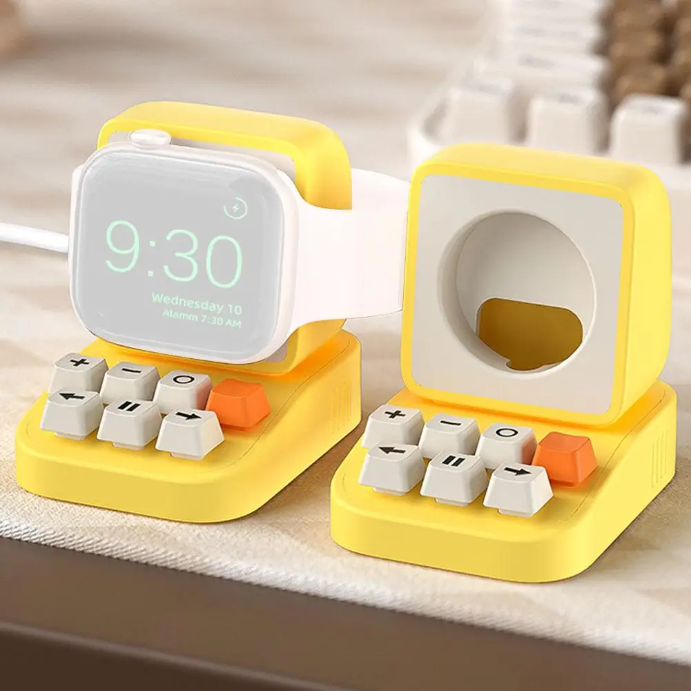 حامل شاحن لساعة أبل iWatch سلسلة حامل شاحن لطيف Ultra2/Ultra/10/9/8/7/6/5/4/3/2/1/SE F8C0 #4