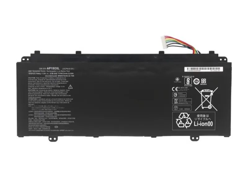 Acer aspire,S5-371, SF514-51, CB5-312T,n16c4,ap15o5l,ap15o3k,15.55v,53, 9.9 wh,4670mah用ラップトップバッテリー