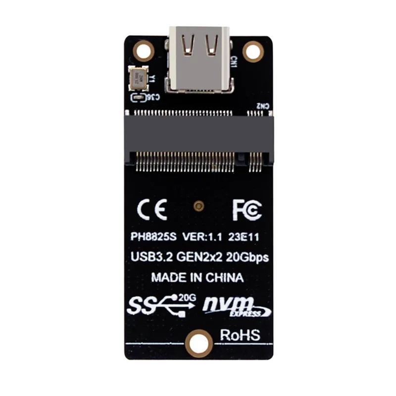 Best NVME to USB 3.2 Type-C Adapter M2 NVME SSD Adapter ASM2364 USB 3.2 GEN2 X2 20Gbps Support M2 Nvme SSD 2230/42/60/80