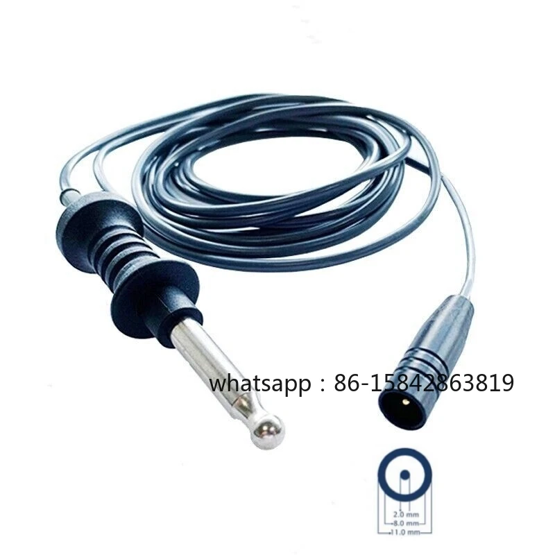 Karl Storz 277KB Compatible ESU High Frequency Cord Resectoscope/ Endoscope HF Cable 8mm Monopolar for Bard, Bovie, Valleylab
