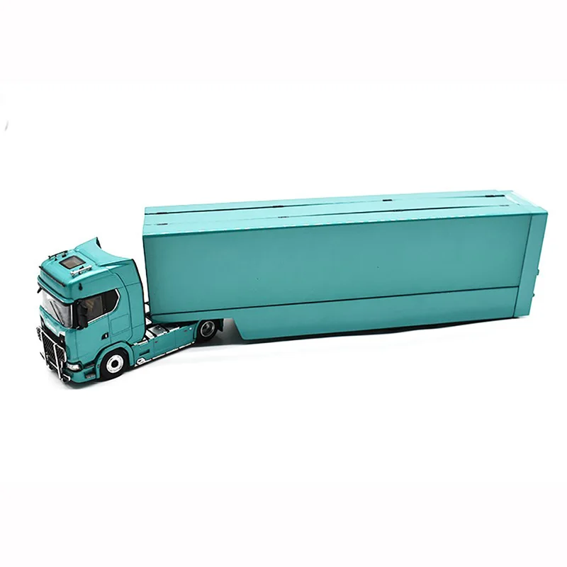 Kengfai 1:64 S730 V8 transport trailer Alloy car model