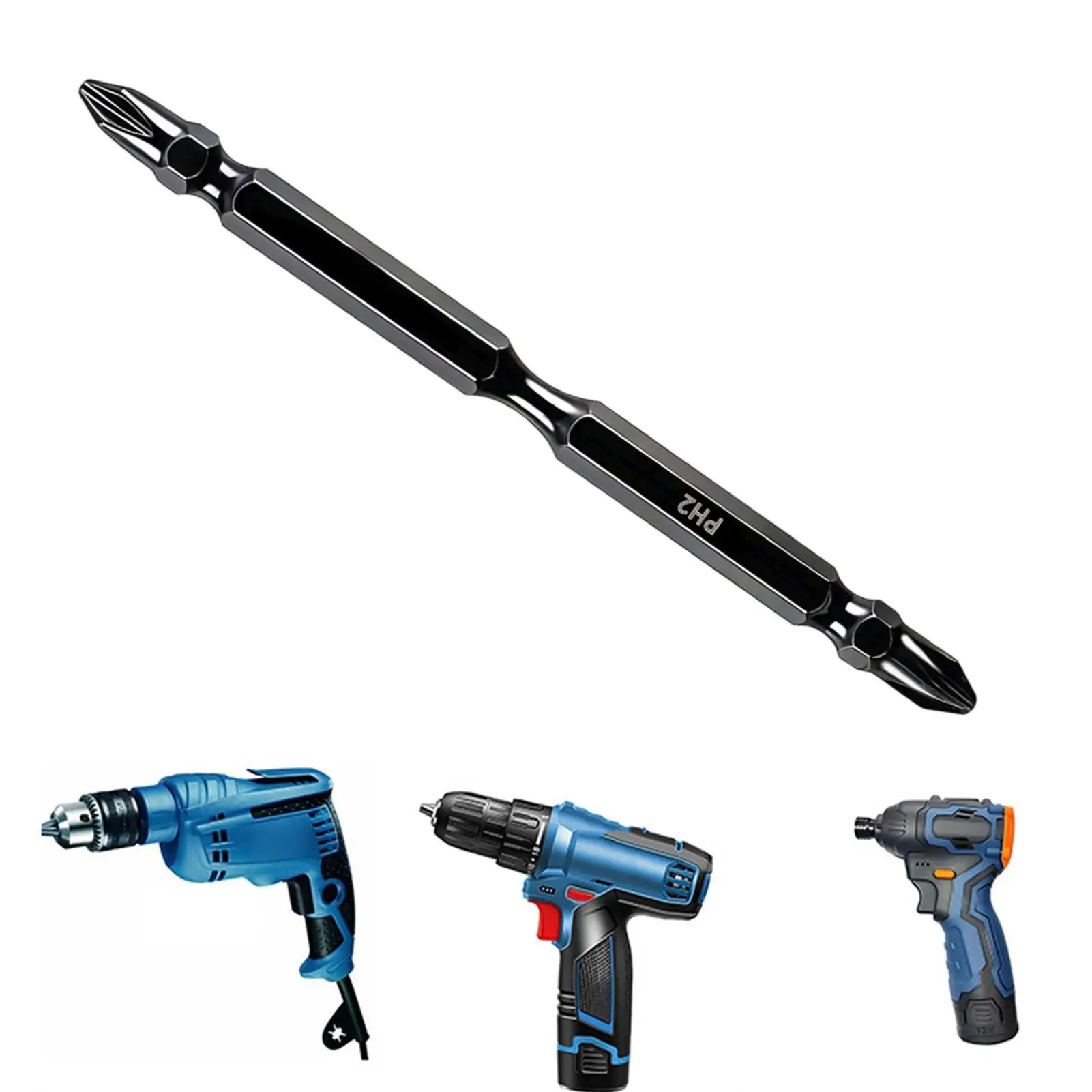 Magnetic Bits For Drill Double-Ended Milled Magnetic Driver Head Kit Multifunctional Screwdriver Bits Set For Industry view 5