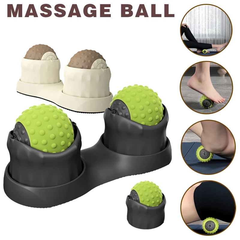 Yoga Fascia Ball Foot Massage Ball Muscle Relaxation Foot Mobility Ball Deep Tissue Myofascial Release Muscle Relieve Fatigue