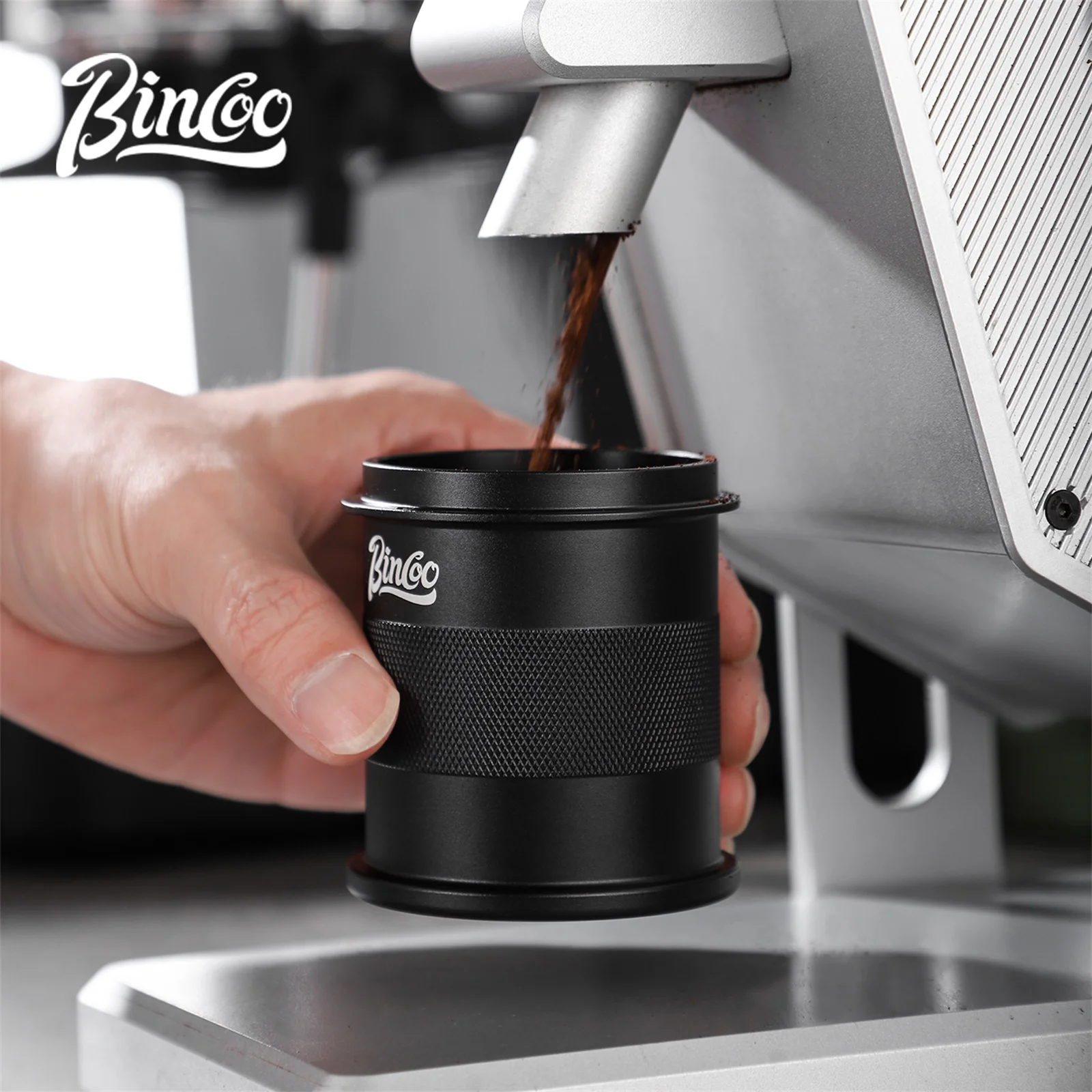 

BINCOO Stainless Steel Dosing Cup 51/58mm, Precision Coffee Measure for Espresso, Barista Measuring Funnel