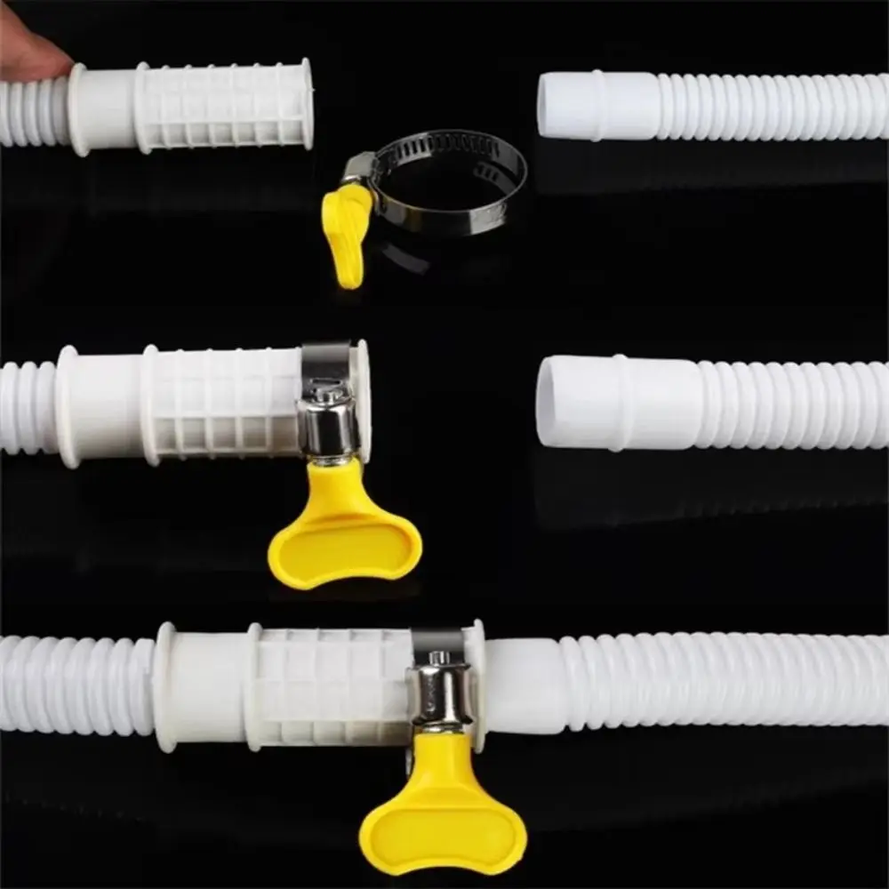 New Plastic Air Conditioner Drain Hose White 1-5M Washing Machine Tube Thickened Faucet Accessories