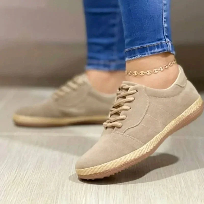 2023 New Women Casual Sneakers Women Large Size Round Toe Thick Sole Sports Shoes Ladies Sneakers Fashion Flats Zapatos De Mujer