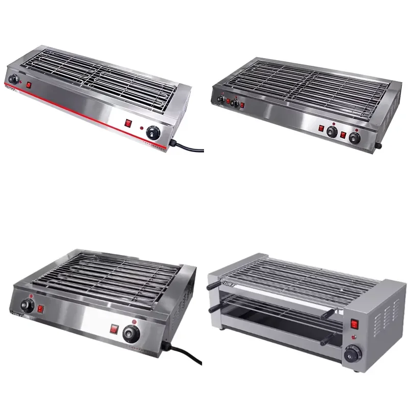Factory Direct Commercial Electric Stainless Steel BBQ Grill Indoor Outdoor Camping Home Use
