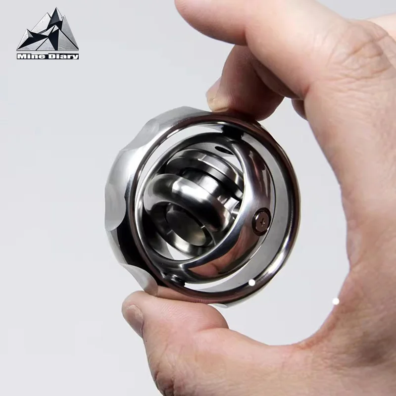 Mechforce EDC 3D Metal Fingertip Gyroscope Rotation Balance Black Technology Fidget Spinner Decompression Toy Desktop Fidget Toy
