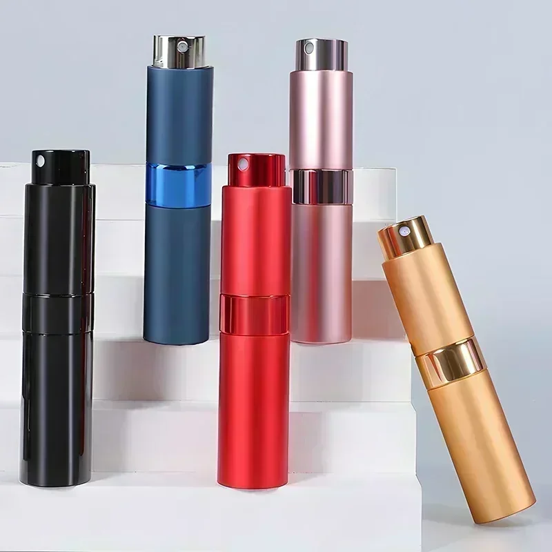 wholesale Perfume Refill Bottle 8ml Metal Aluminum Refillable Perfume Bottle Spray Bottle Portable Atomizer Perfume Travel image 2