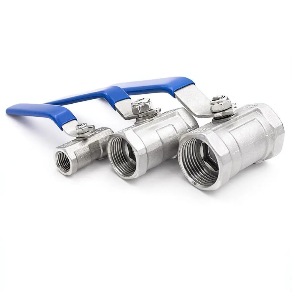 Industrial Grade Stainless Steel Ball Valve Female Threaded Pipe Fitting Durable Water Oil Flow Control Valve Compact Structure
