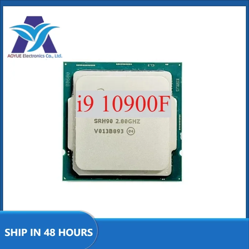 1 adet Intel Core i9-10900F i9 10900F 2.8 GHz On Çekirdekli Yirmi Konulu CPU İşlemci 65 W LGA 1200