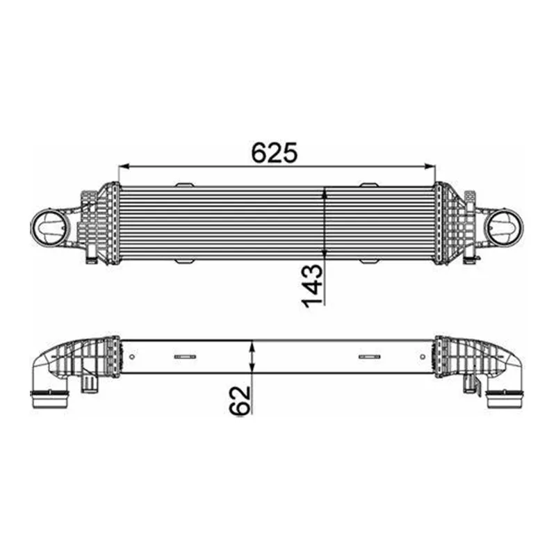 Intercooler Inter Cooler Charger for MERCEDES BENZ GLK X204 GLK200 GLK W212 E220 E250 E300 C220 DIESEL A2045000200 2045000200