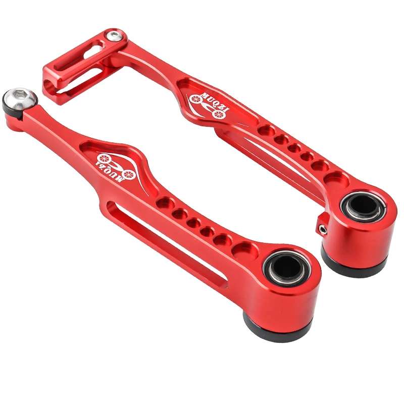 Lightweight Aluminum Alloy Folding Bicycle Brake Caliper Parts CNC MTB Mountain Bike V-Brake Arms Long/Short