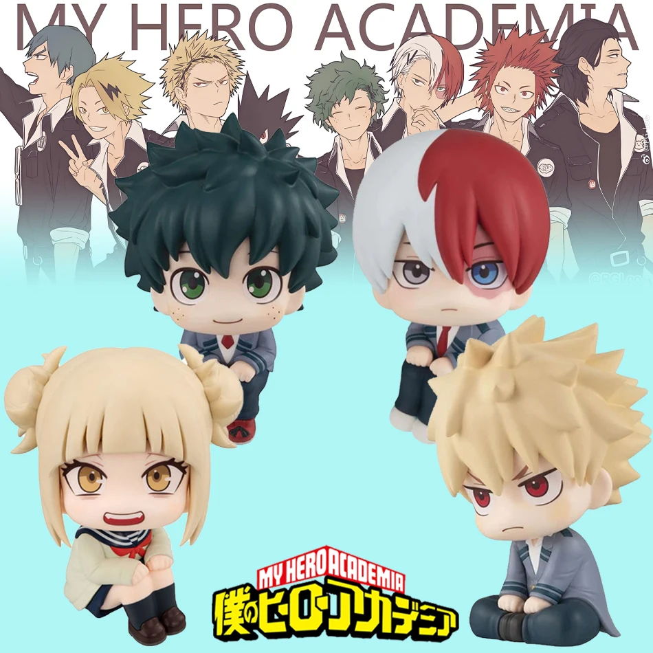 1-4 piezas boku no hero academy figura de anime midoriya izuku figura de acción bakugo katsuki/todoroki shoto estatuilla colección de juguetes de pvc