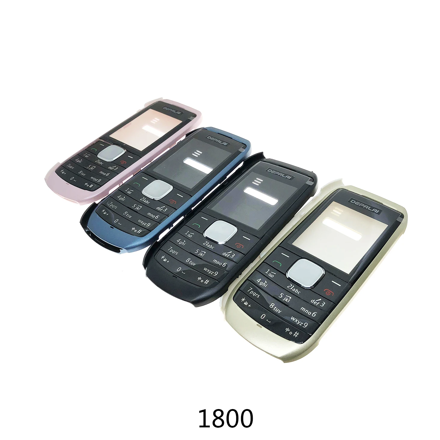 Phone Housing Cover For Nokia 1280 Mobile Phone Case 1680 1681 1682 1800 case Keypad battery Back Front Faceplate Frame cover