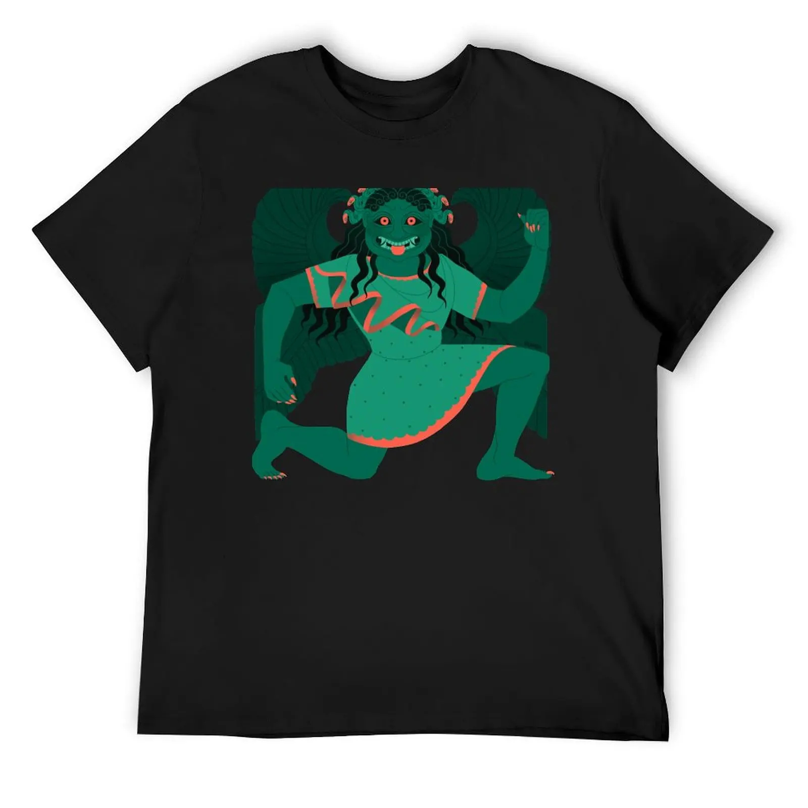 Archaic Gorgon - Green T-Shirt graphic shirts sweat Men's t shirts