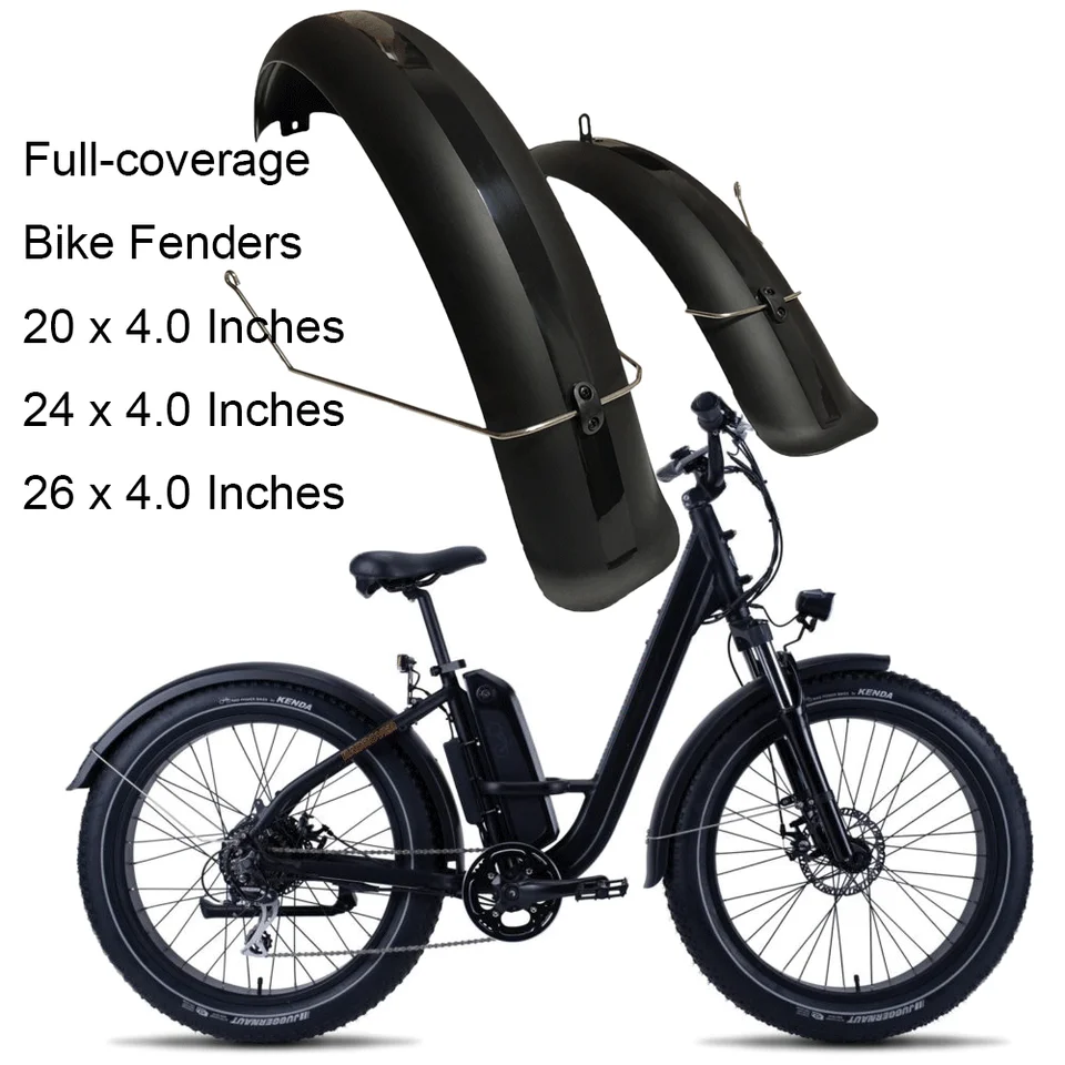 ⭐２０インチ 電動ファットバイク タイヤ ホイル 泥除け前後セット‼️ 泥よけ・フェンダーセット 自転車の泥除け（前後）ファットバイク 20