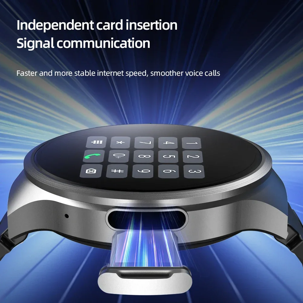 VP50 Smartwatch Amoled Screen 4GB MP3 MP4 Player Bluetooth Network Sharing APP Store Google Smart AI Watch Men Sportwatch