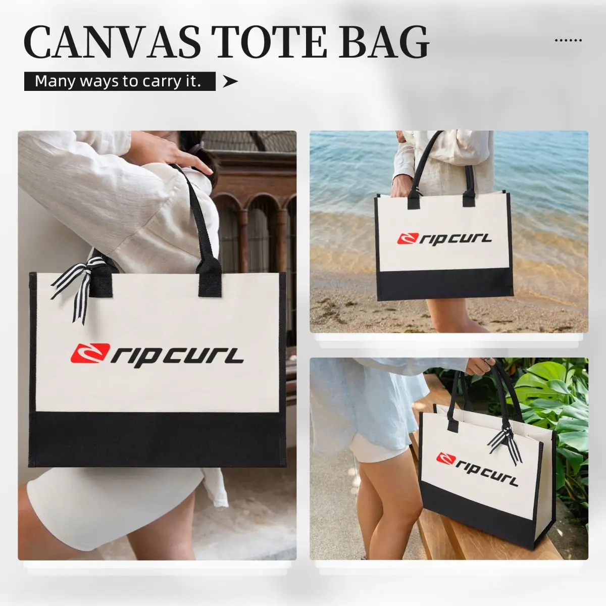 Torba płócienna Rip Curl Torba na zakupy Dekoracja ślubna Podróżna torba ślubna najlepszy prezent ślubny