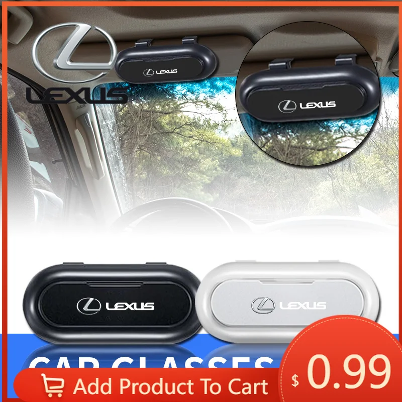 

Наклейки для интерьера автомобиля, зажим для очков, коробка для хранения солнцезащитных очков, портативные аксессуары для салона автомобиля Lexus CT ES LS GS IS HS LF