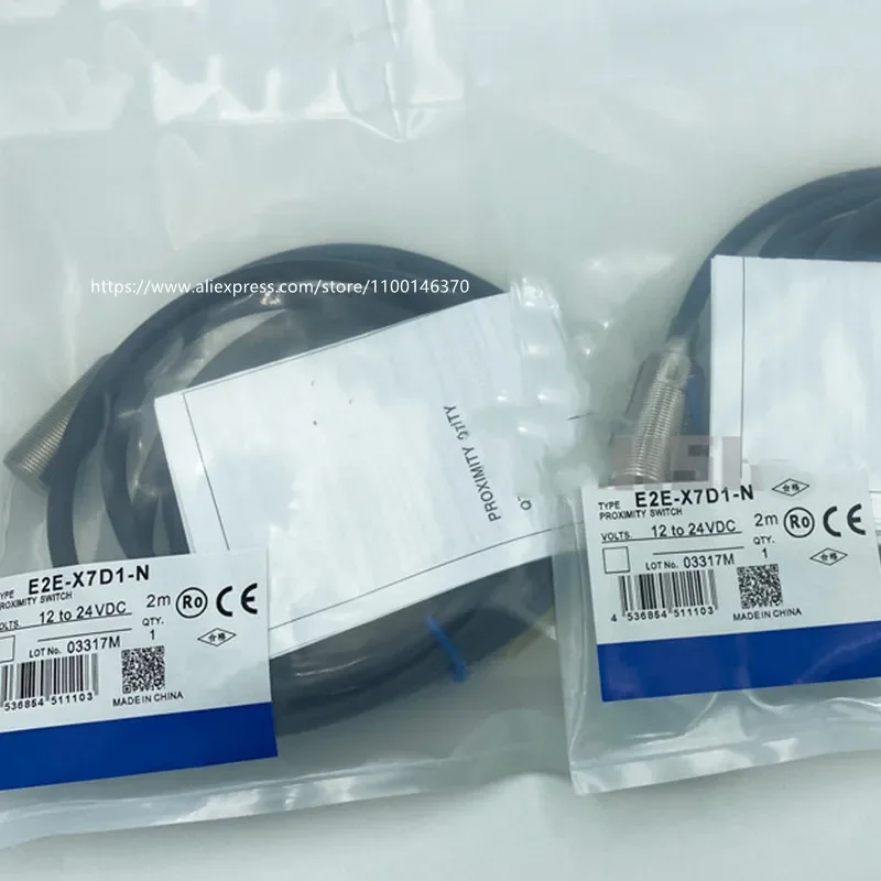 

2Pcs New proximity switch E2ER-X7D1 E2ER-X2D1 E2ER-X2D2 E2ER-X3D1 E2ER-X3D2
