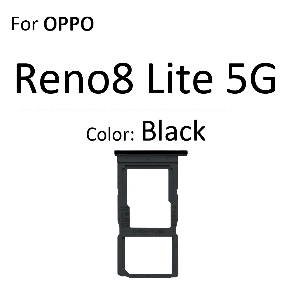 Sim مايكرو SD بطاقة محول مأخذ التوصيل الحاويات موصل حامل فتحة صينية قارئ أجزاء ل ممن لهم رينو 8 Reno8 برو زائد لايت T Z 5G