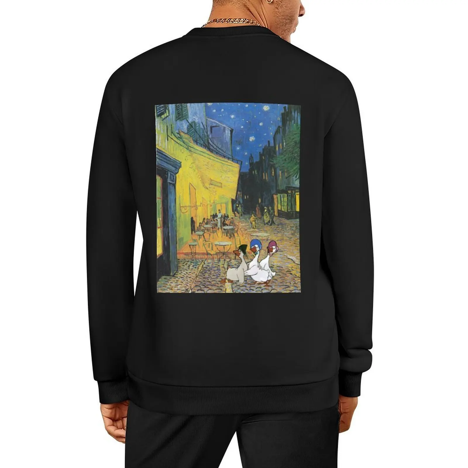 

Café terrace at Night by Van Gogh Pullover men clothes tracksuit men men's autumn clothes men wear sweatshirt male