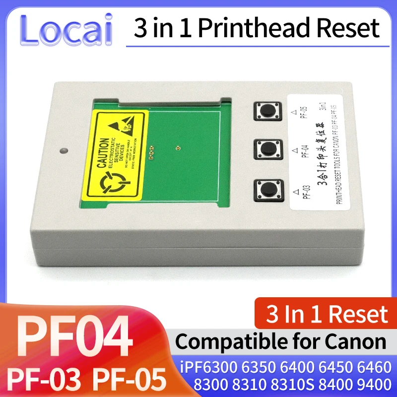 1PC Printhead Reset for Canon PF-03 PF-04 PF-05 3 in 1 Resetter for Canon iPF650 655 670 671 685 686 iPF750 iPF755 iPF760 iPF765