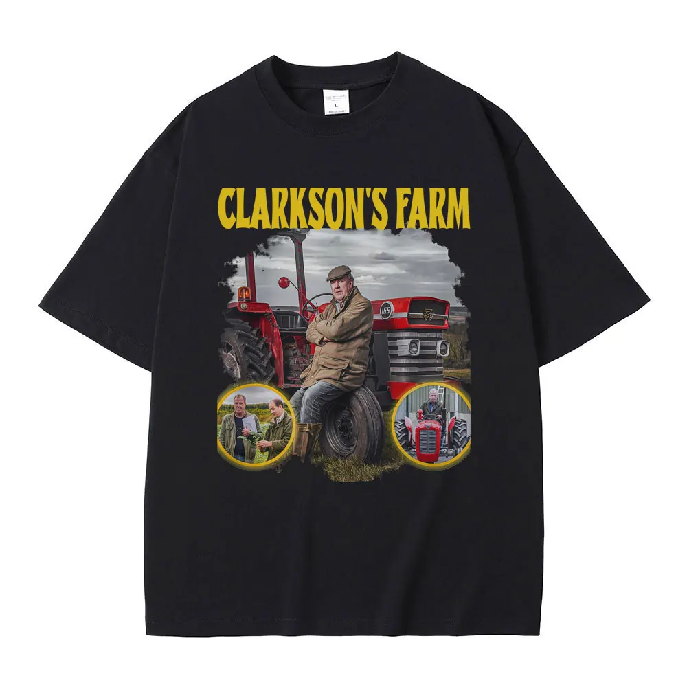 

Jeremy Clarkson's Farm T-shirts Gear Funny Meme Graphic T-shirt Summer Men Women Casual Vintage Oversized Short Sleeve T Shirts