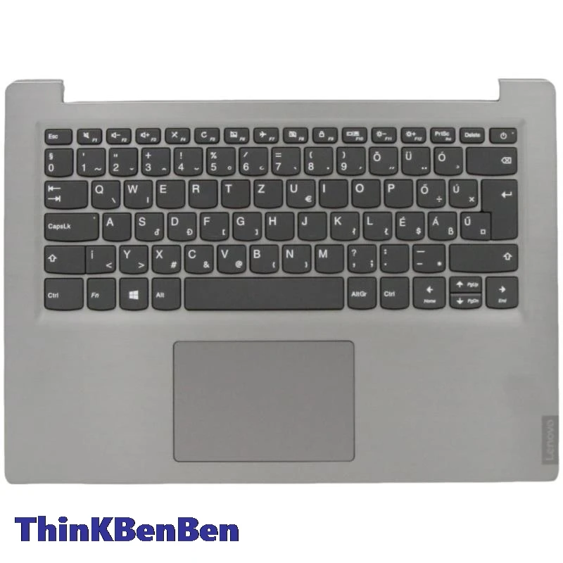 

HU Hungarian Keyboard Grey Upper Case Palmrest Shell Cover For Lenovo S145 14 IWL 14AST 14API 14IGM 14IKB 14IIL 5CB0X55759