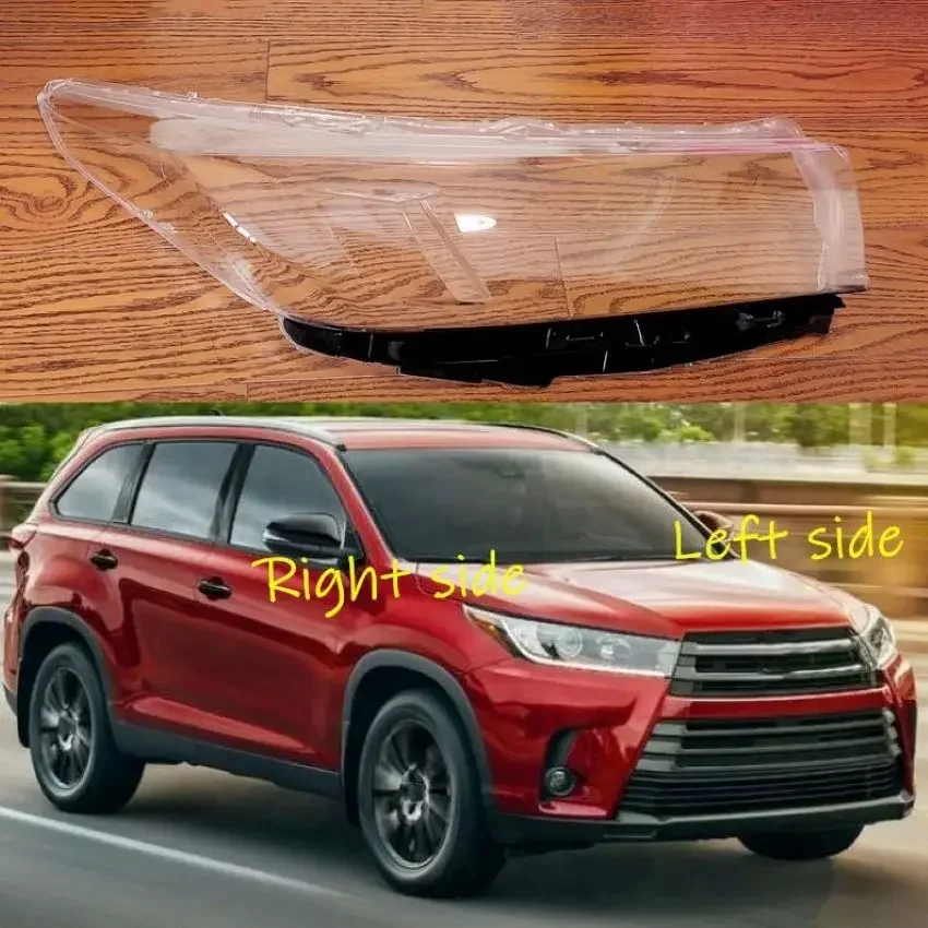 

For Toyota Highlander 2018 2019 car headlight shell headlight cover headlamp lens headlight glass Auto shell cover