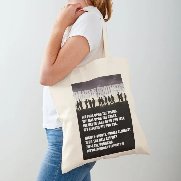 

Band of Brothers - Airborne Infantry Tote Bag women bag shoping bag reusable grocery bags handbag