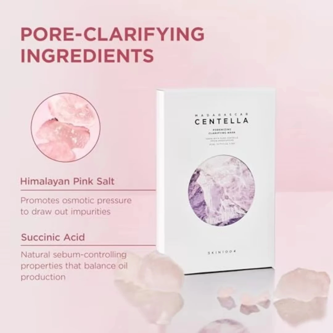 Korea SKIN1004 Centella Asiatica Face Mask 5pcs 25ml Premium Deep Moisturizing and Repairing Essential Skincare Makeup With Box