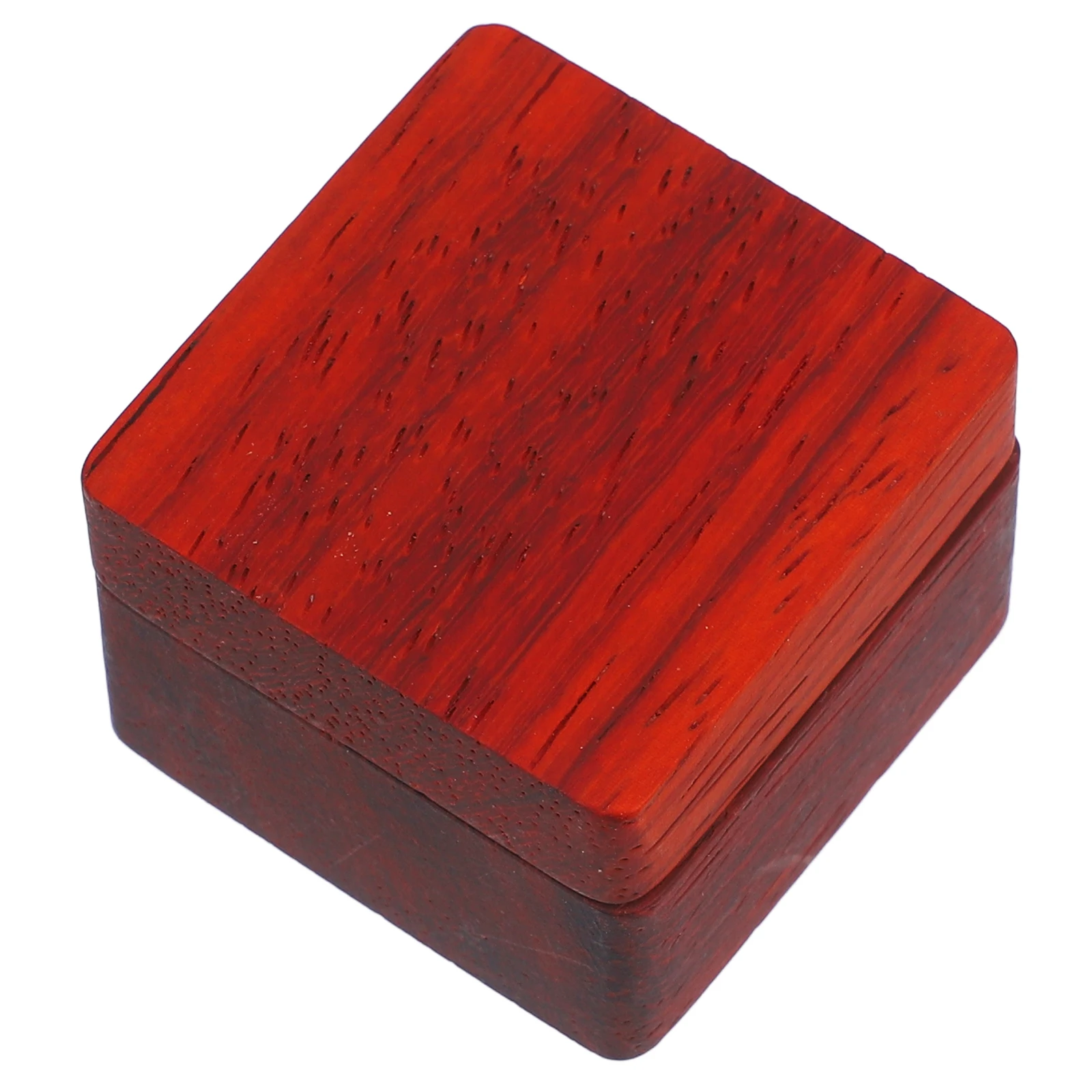 

for Musicians Pick Storage Box Guitar Case Compact Holder Gift Plectrum Brown Pear Wood Picks Cases