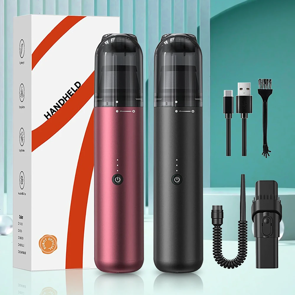 

Handheld Wireless Portable Vacuum Cleaner For Home Car Real 9kpa to 15kpa 2 Modes Cleaning Machine Strong Suction Keyboard Mini