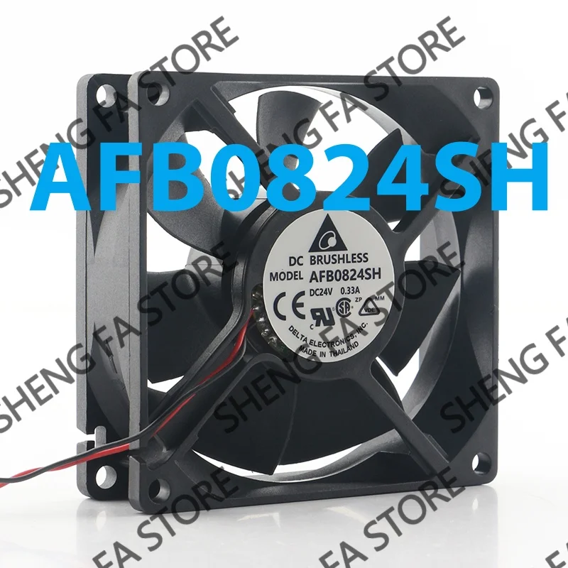 AC EC 8025 80X80X25MM 8CM Elevator Inverter Ball Chassis Large air Volume Delta 5V 12V 48V DC 24V 0.33A AFB0824SH-MM Cooling Fan