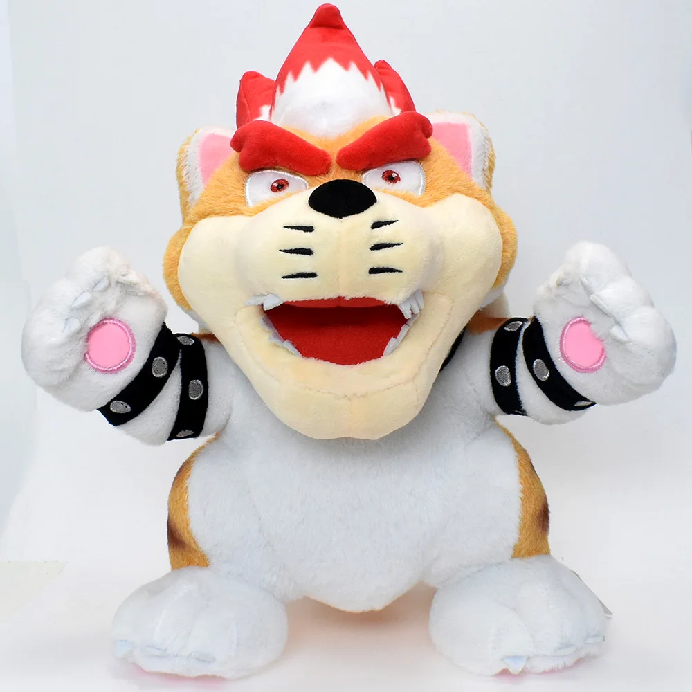 

Super Mario Bros. Wonder Meowser Cat Bowser Koopa 11 inches Stuffed Animal , 3D worlds Odyssey Maker Character Plush Toy