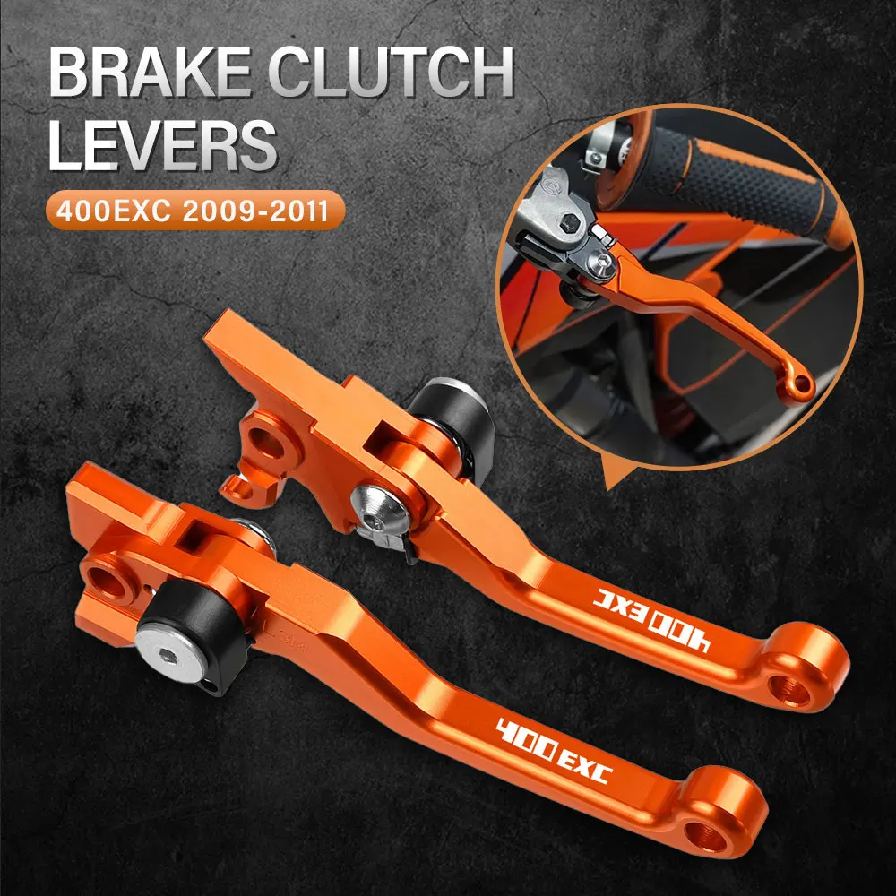 

Motocross Brakes Foldable Pivot Dirt Bike Brake Clutch Levers Handle Lever Accessories Fit FOR 400EXC 400 EXC 2009 2010 2011