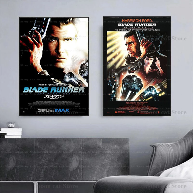 Retro Movie Blade Runner(1982) Classic Sci-fi Film Poster Canvas Painting Wall Art Pictures Vintage Home Club Cinema Decor Gift