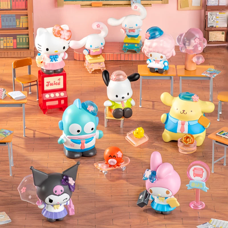 กล่องสุ่มฟิกเกอร์ Family Star Academy ของตกแต่งคอมพิวเตอร์ทำมือ ของสะสม ของขวัญวันเกิดสำหรับเด็กชายและเด็กหญิง