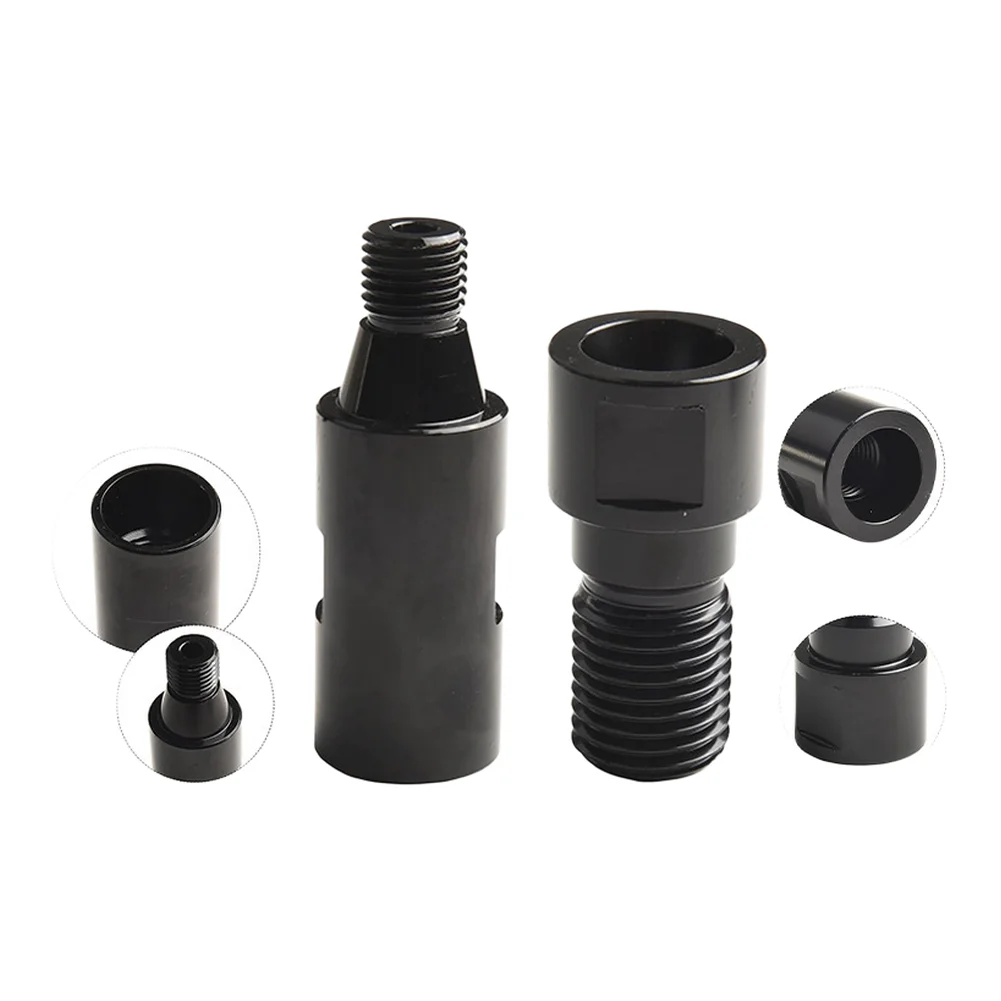 2Pcs Male To 1-1/4-7 Female Thread Adapter For Drill Core Bits Water Drilling Rig Converter Power Tool Accessory Black