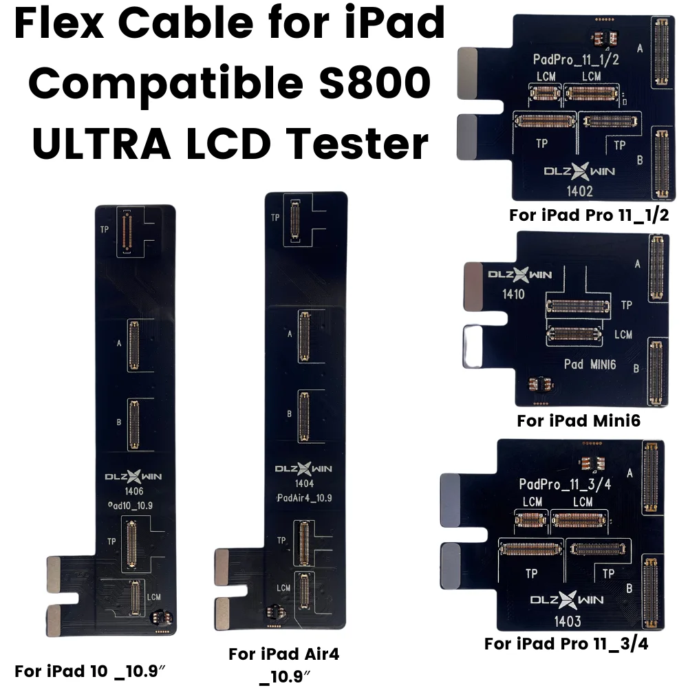 Flex Cable For iPhone 13 Pro 13 Pro Max 14 Pro 14 Pro Max 15Pro 15 Pro Max For iPad Base Board Compatible for S800 ULTRA